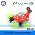 Brand New Mini Led RC 360 Wheel Remote Radio Control Twister Rechargeable Stunt Car Toy